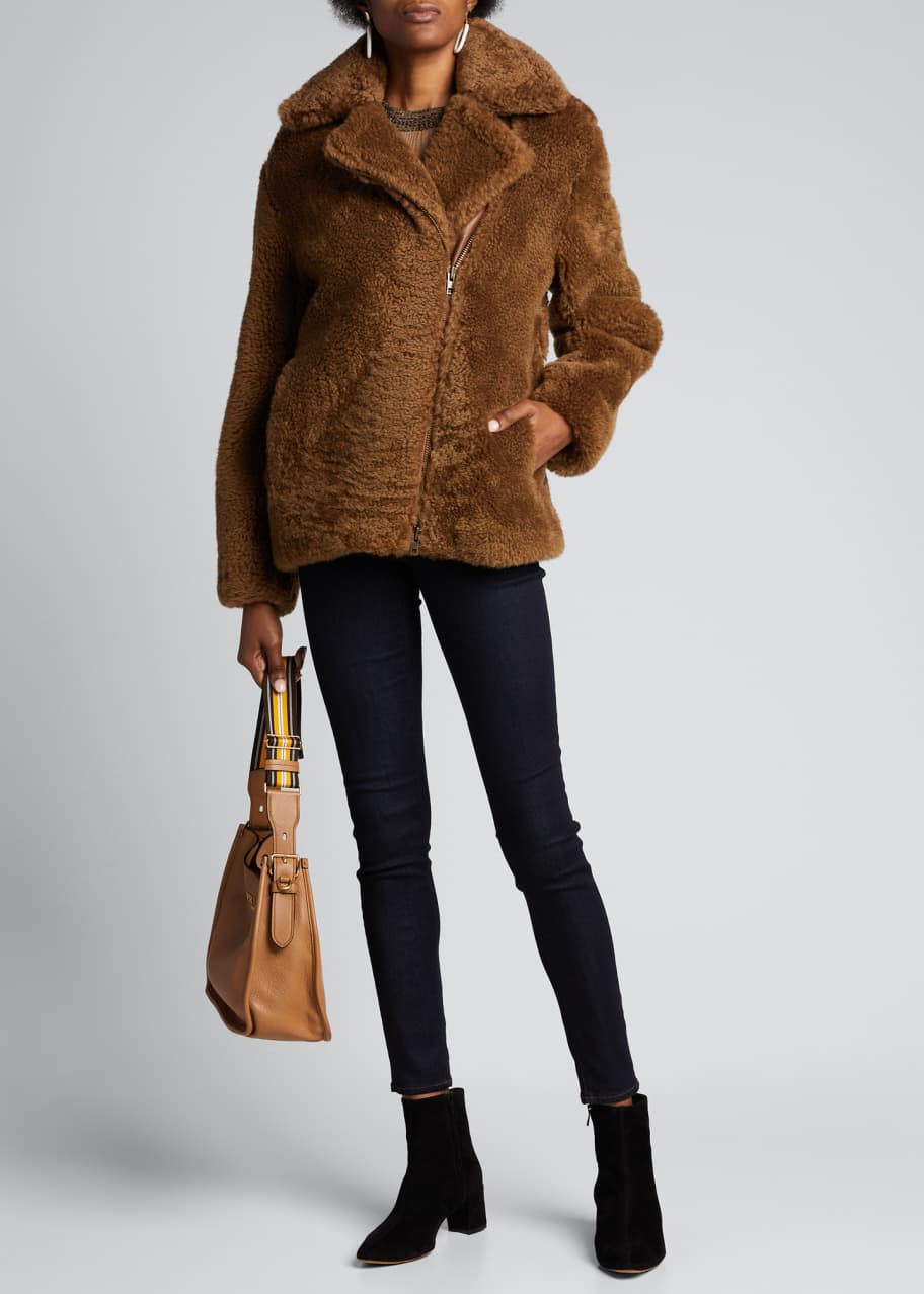 Shearling Moto Jacket