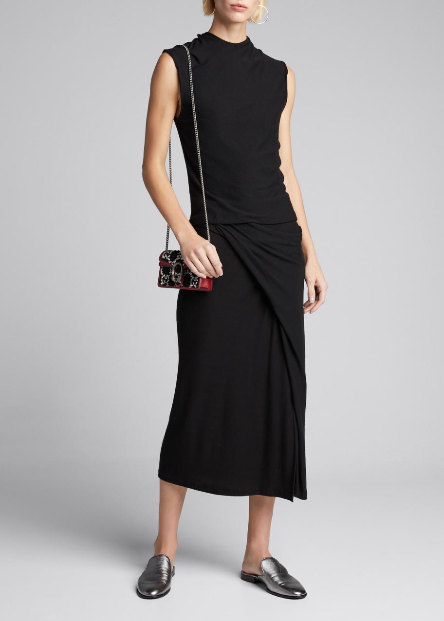 Vince Draped Neck Shell - Bergdorf Goodman