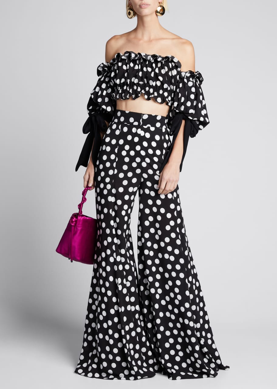 Carolina herrera polka dot top