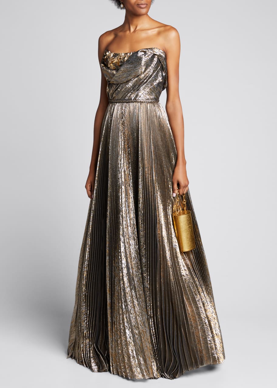 slim fit dress slacks Oscar de la Renta Abstract Butterfly Faille Dress – Runway Catalog main image 1
