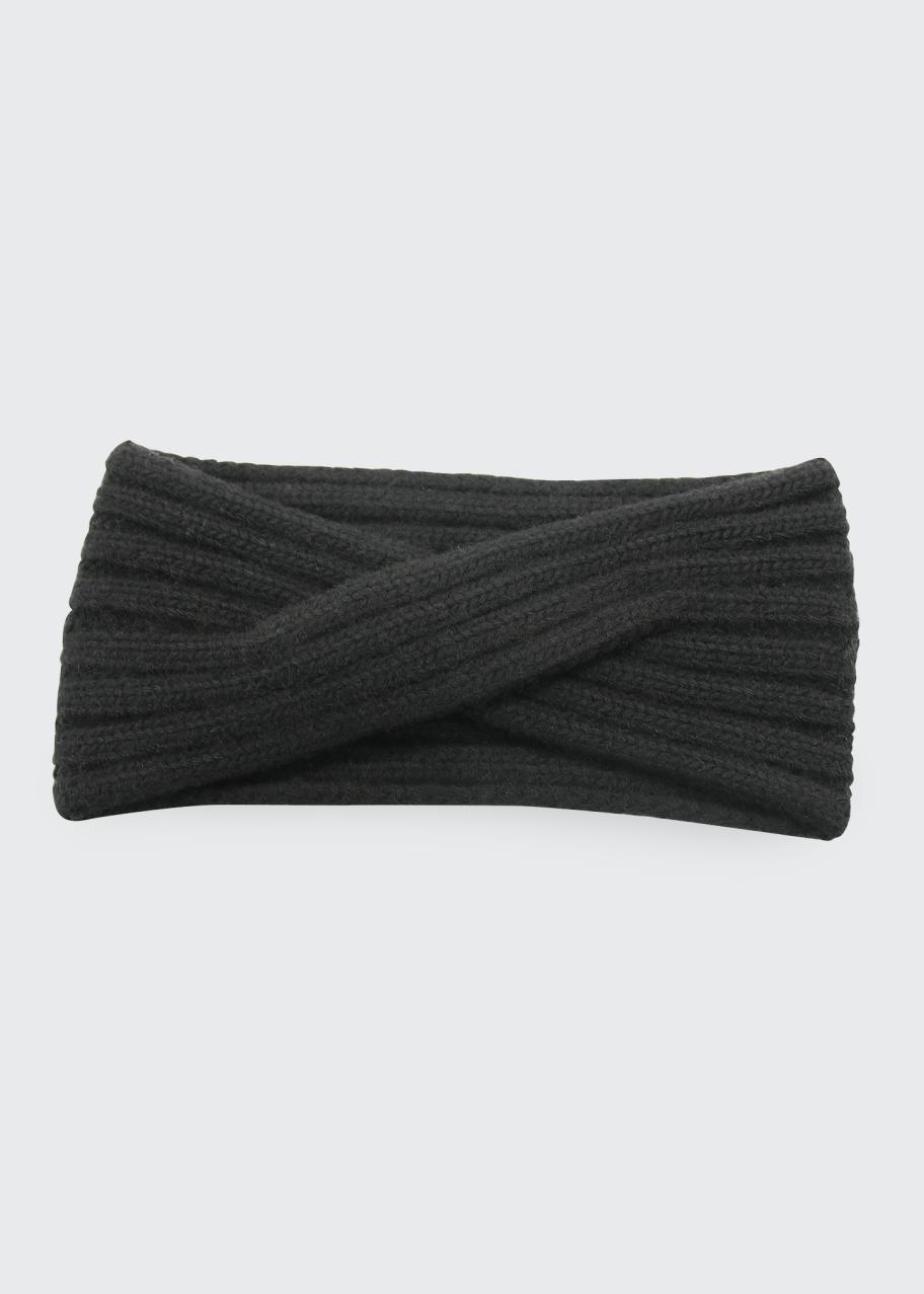 Portolano Cashmere Headband Amazon.com: portolano CASHMERE HEADBAND WITH CABLES  main image 4