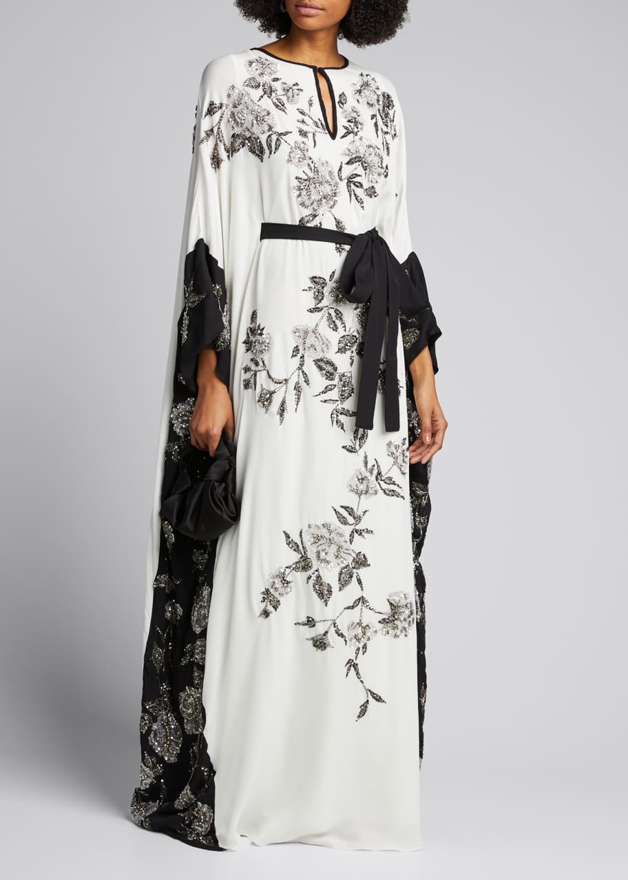 Marchesa caftan top