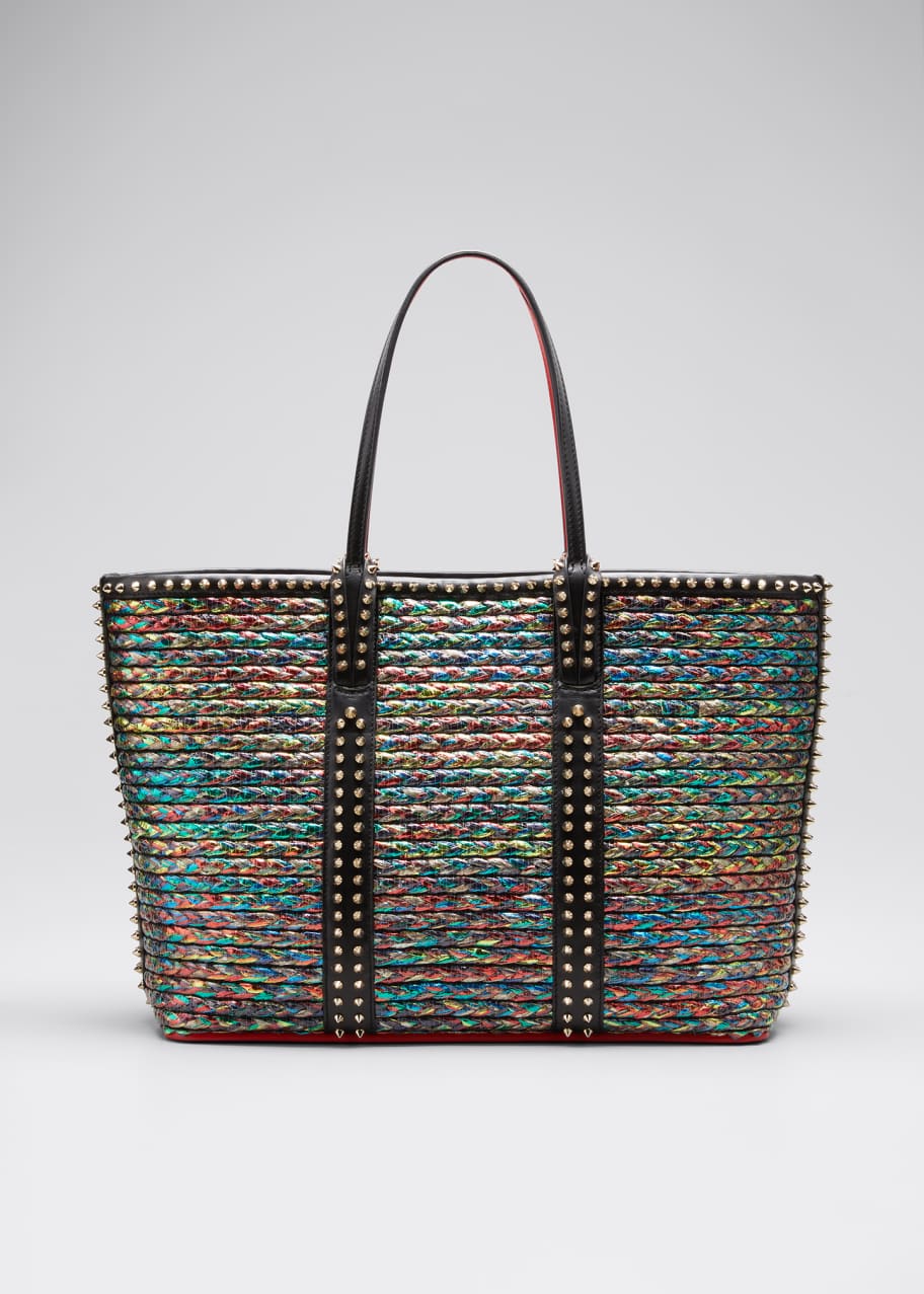 Image 1 of 1: Cabata Multicolor Woven Straw Tote Bag