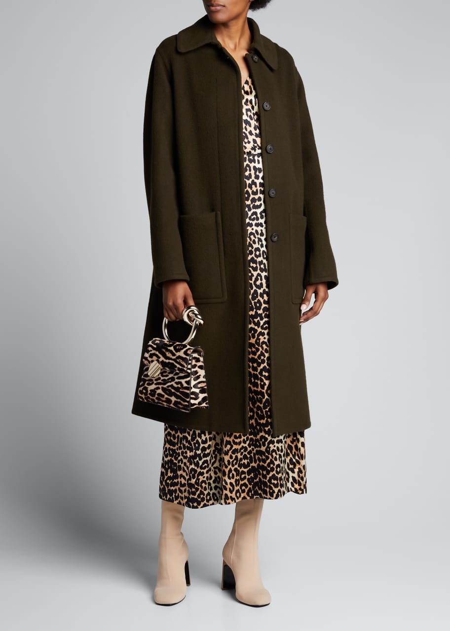 Vince Patch Pocket Wool Long Coat Bergdorf Goodman
