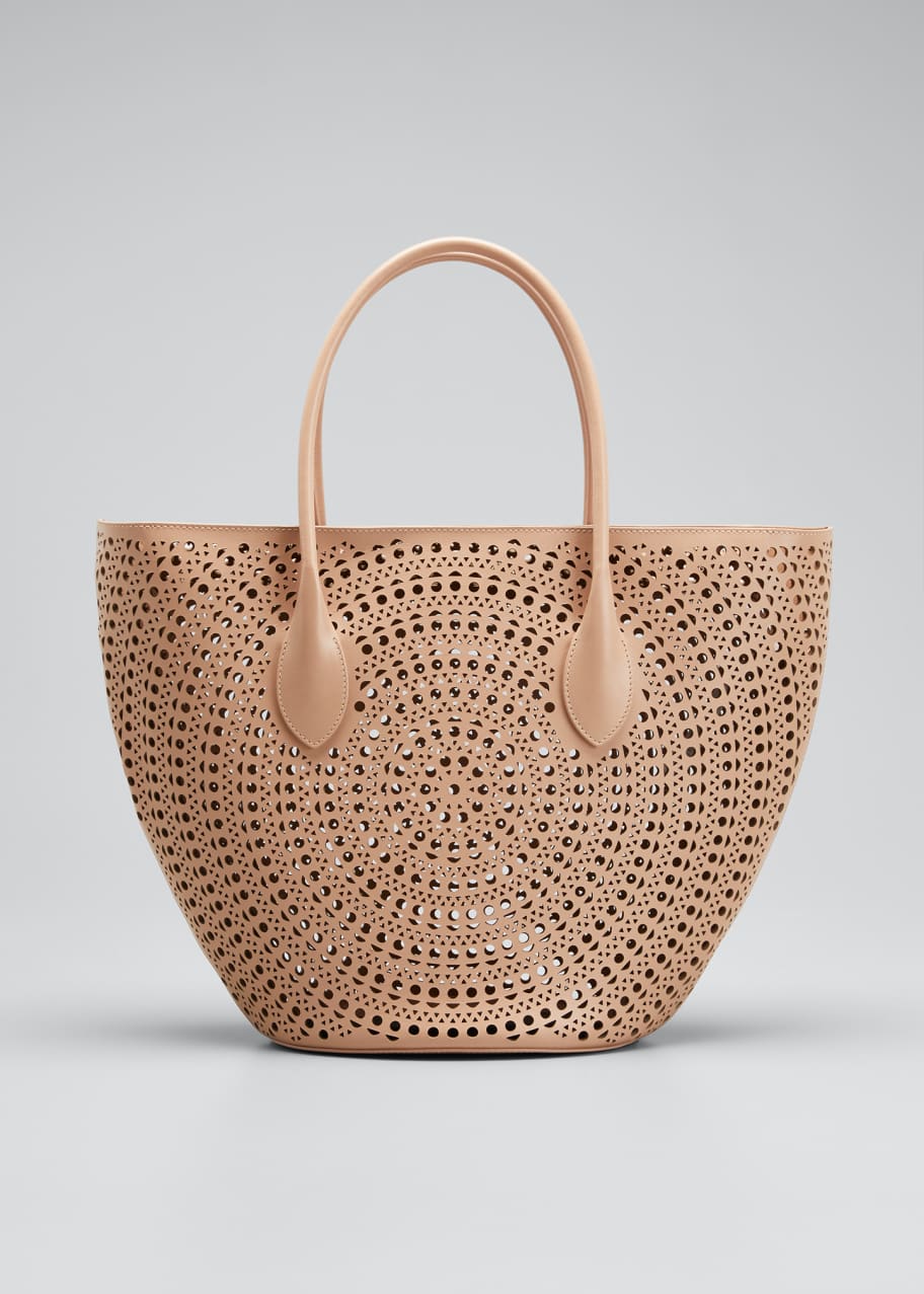 Image 1 of 1: Latifa Small Cuir Lux Mini New Vienne Tote Bag