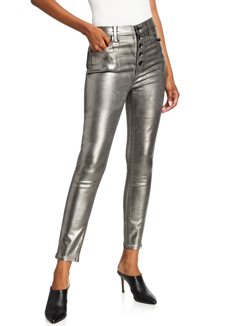 Image 1 of 1: Lillie High-Rise Crop Skinny Jeans
