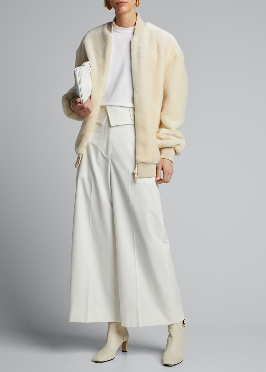 Tibi faux top fur jacket