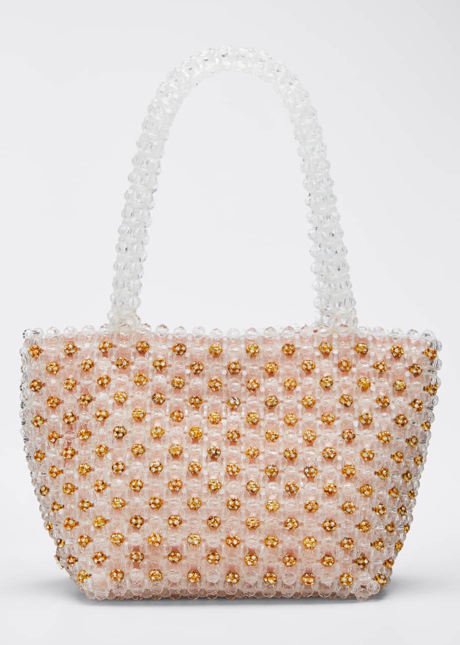 Loeffler randall mina beaded tote outlet