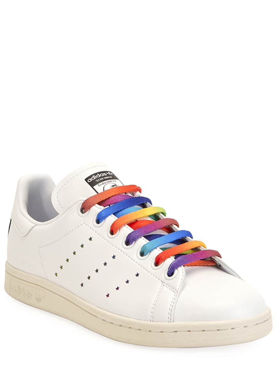 Image 1 of 1: Stan Smith Sneakers with Rainbow Laces