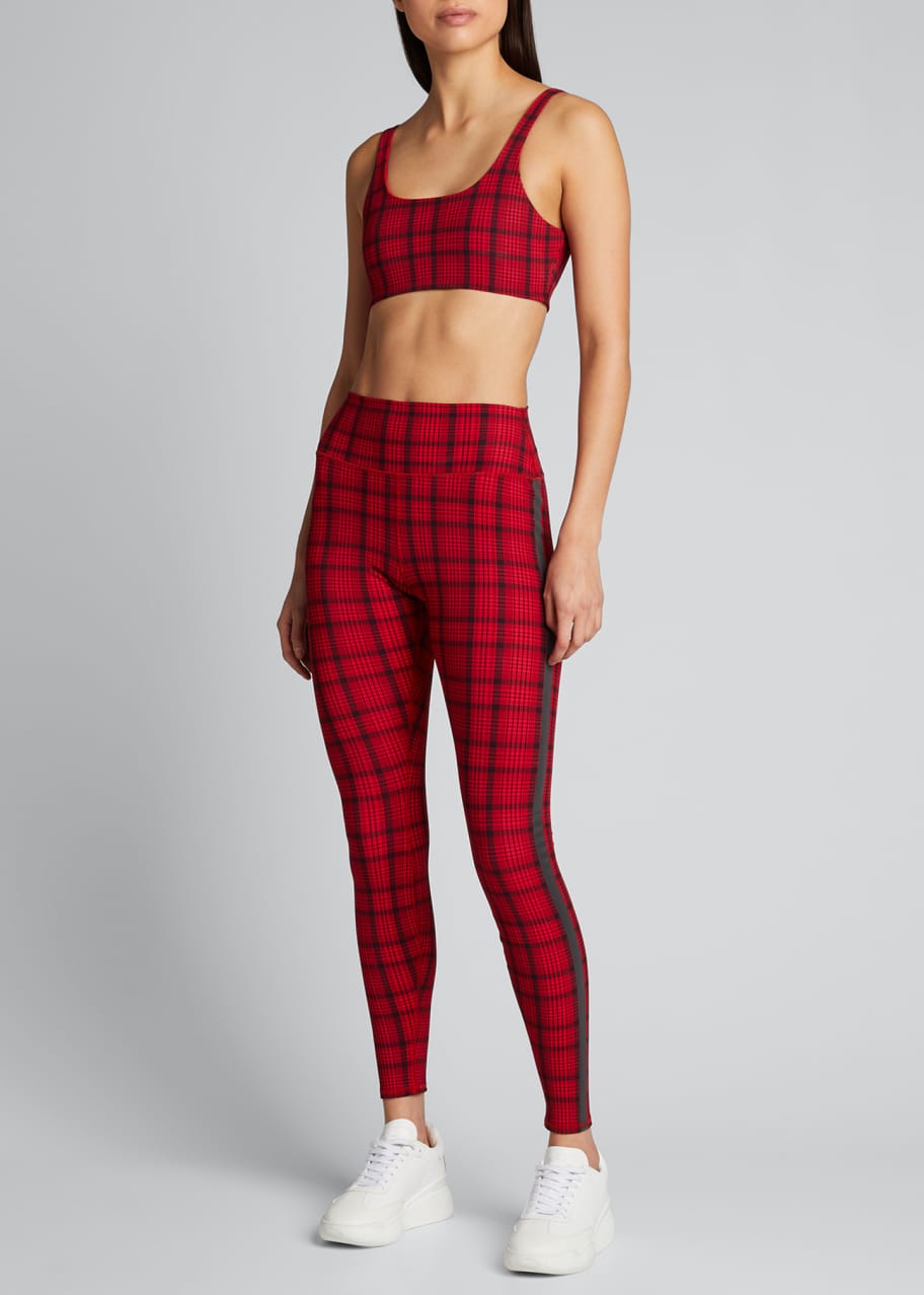 REDBLACKS All Over Plaid Yoga Pants - Lansdowne Sports