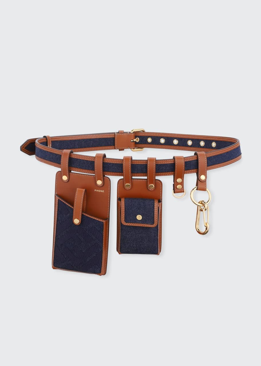 Fendi Jeans FF Utility Belt Bag - Bergdorf Goodman