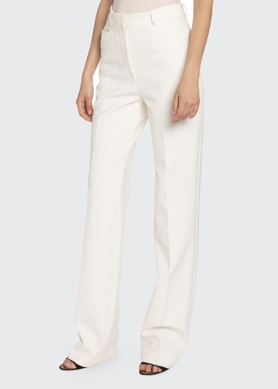 victoria high waisted dress pants - white 7-Pocket DPYP™ Dress Pant Yoga Pant Crop main image 0