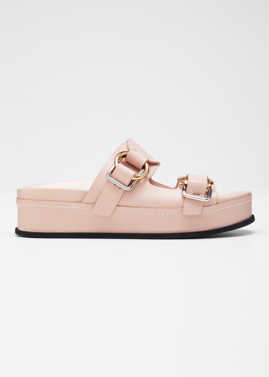 3.1 Phillip Lim Freida Platform Double-Buckle Sandals - Bergdorf Goodman