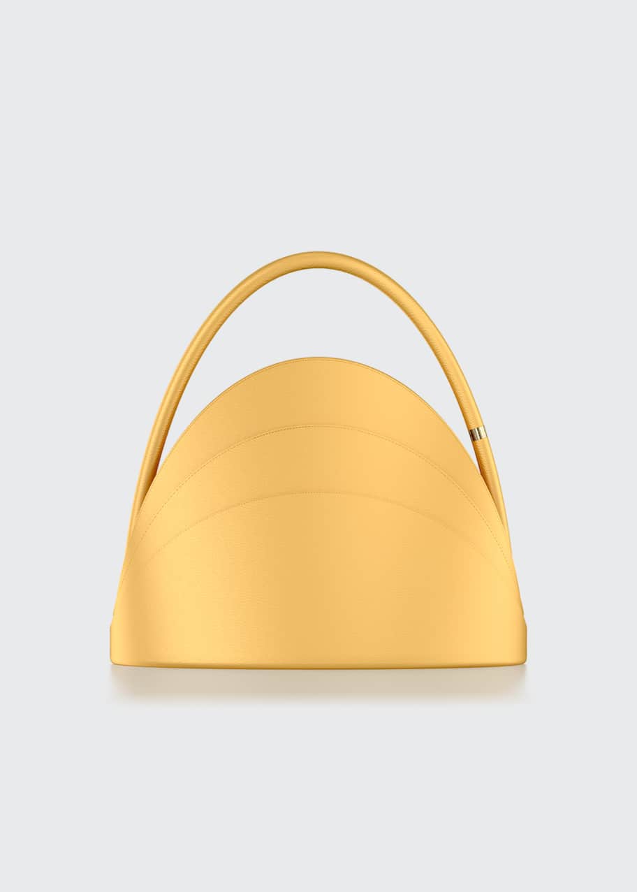 Image 1 of 1: Millefoglie S Mini Leather Top-Handle Bag