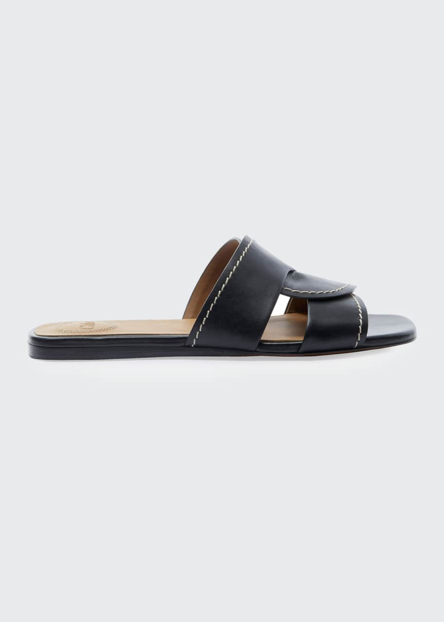 Chloe Candice Flat Twist Slide Sandals - Bergdorf Goodman