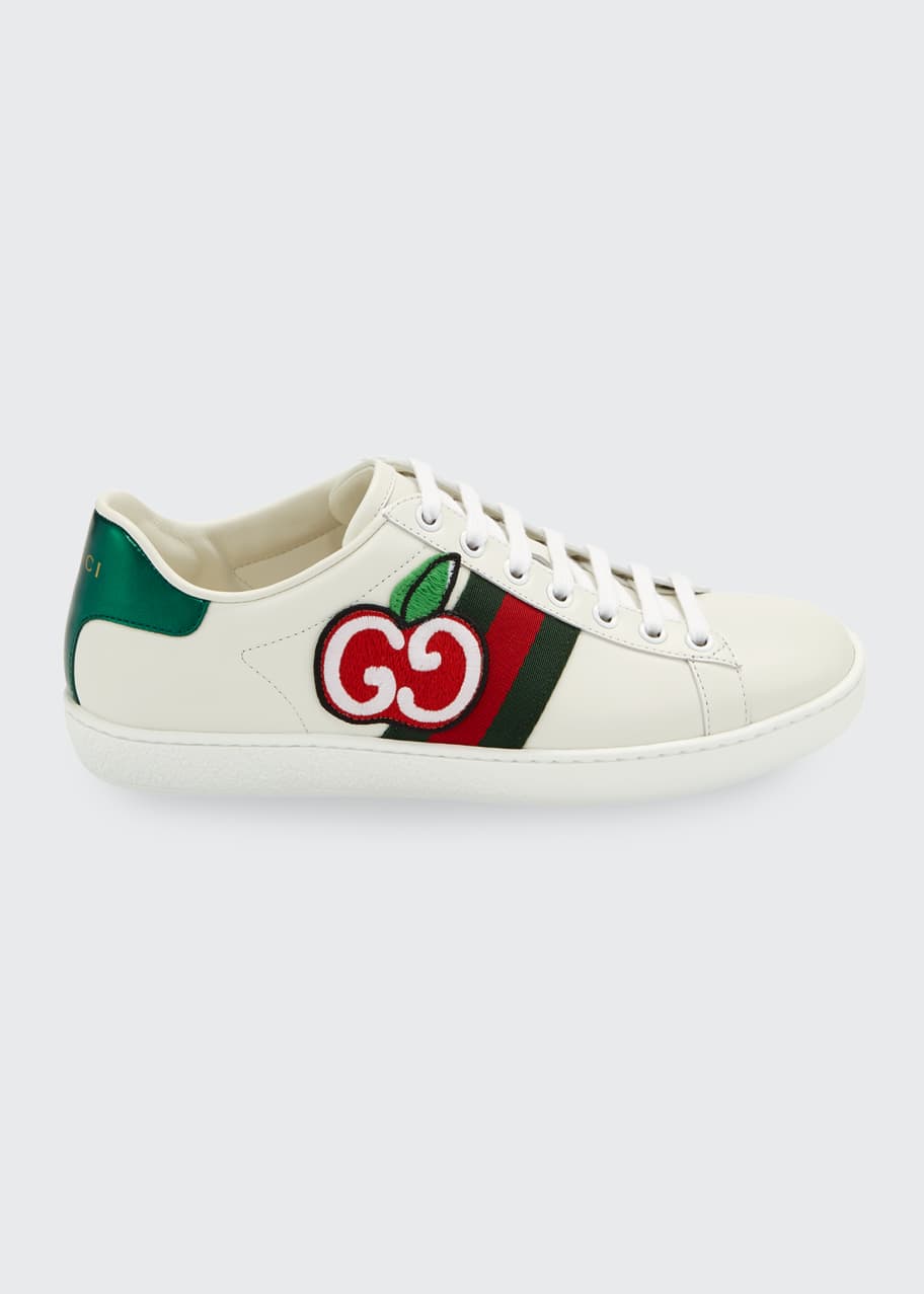 Image 1 of 1: New Ace GG Apple Leather Sneakers
