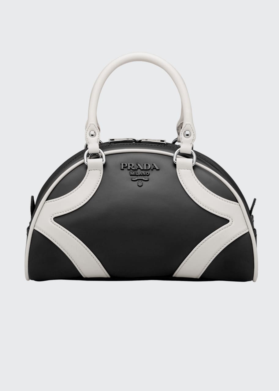 Prada Bowling Bag w/ Removable Crossbody Strap Bergdorf Goodman