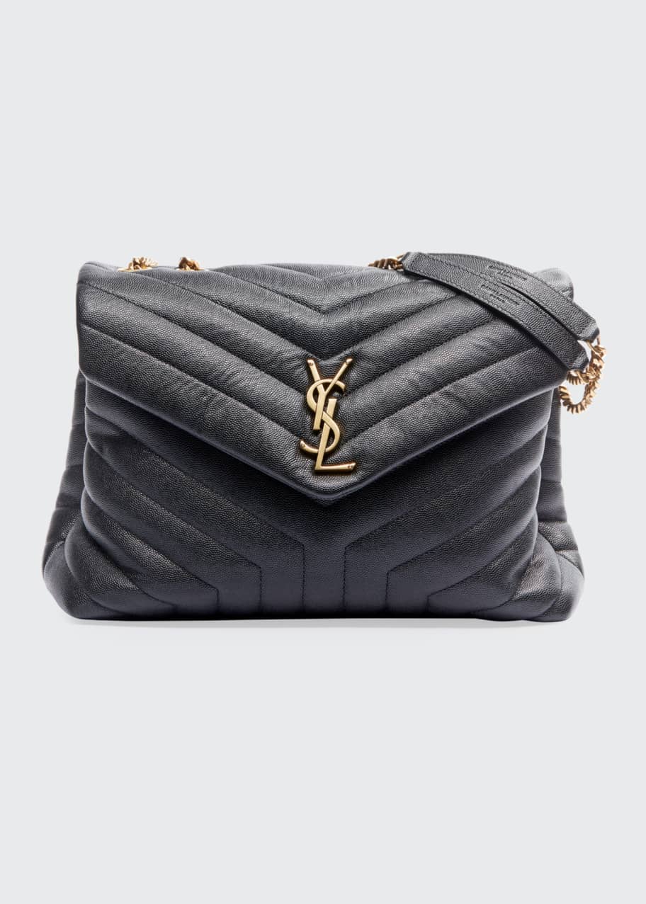 Saint Laurent Small YSL Monogram Leather Satchel Bag - Bergdorf