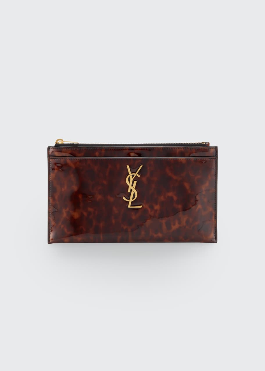 Ysl zipper deals pouch
