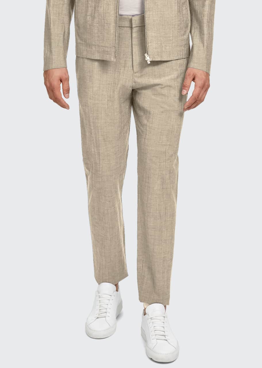 Image 1 of 1: Men's Zaine Delor Slim-Straight Suit Pants