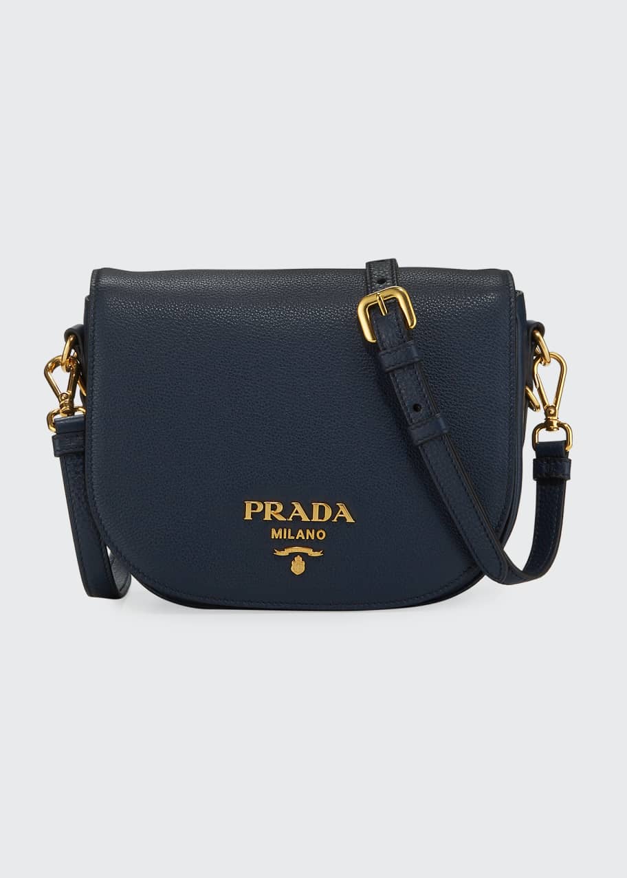 Prada Pattina Crossbody Saddle Bag - Bergdorf Goodman