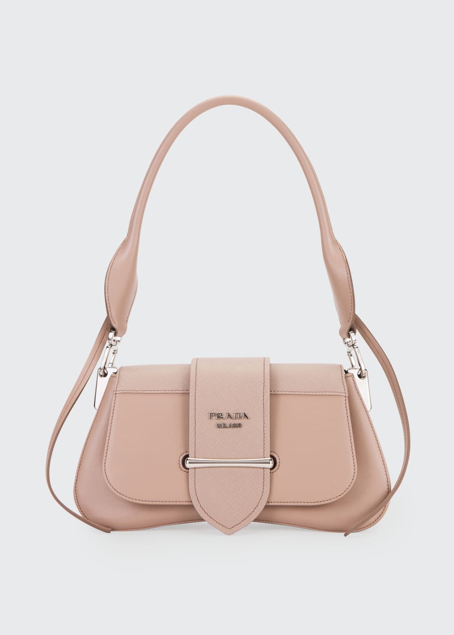 Prada Sidonie Leather Shoulder Bag Bergdorf Goodman