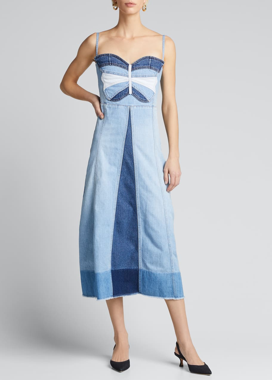 Red valentino butterfly dress outlet