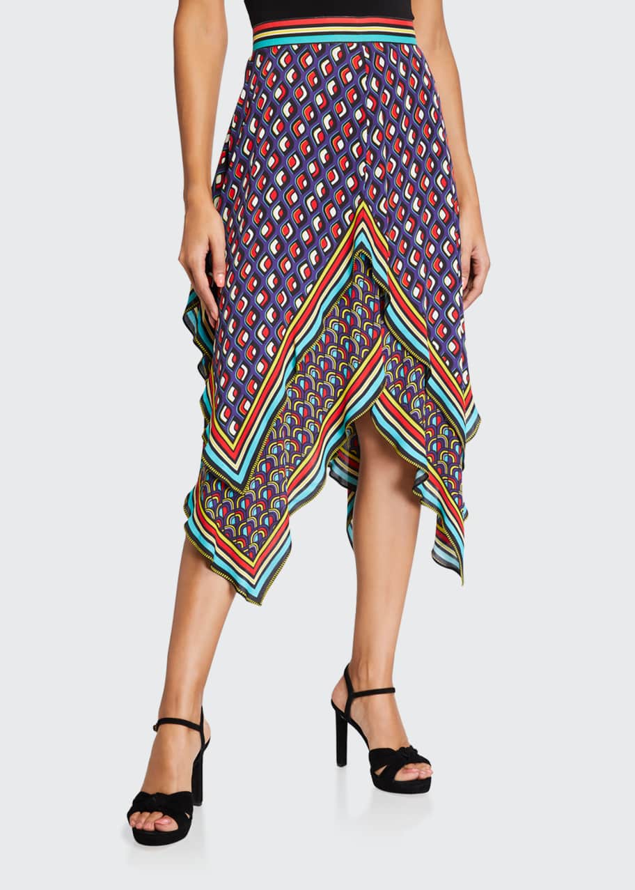 Maura tiered handkerchief skirt clearance