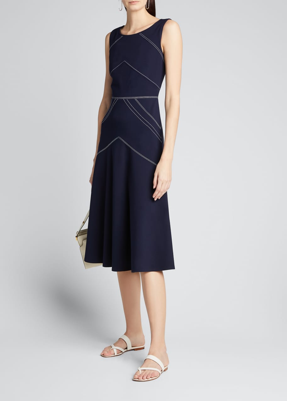 Image 1 of 1: Natasha Punto Milano Sleeveless Dress