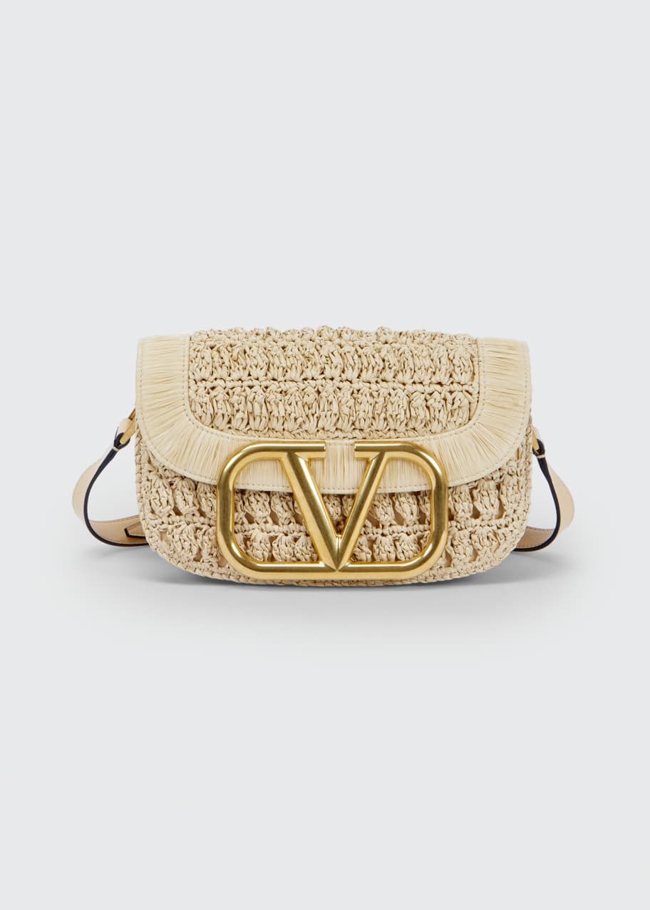Valentino garavani supervee leather shoulder sales bag