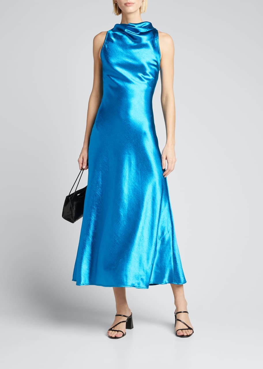 Sies Marjan Cowl-Neck Bias Dress - Bergdorf Goodman