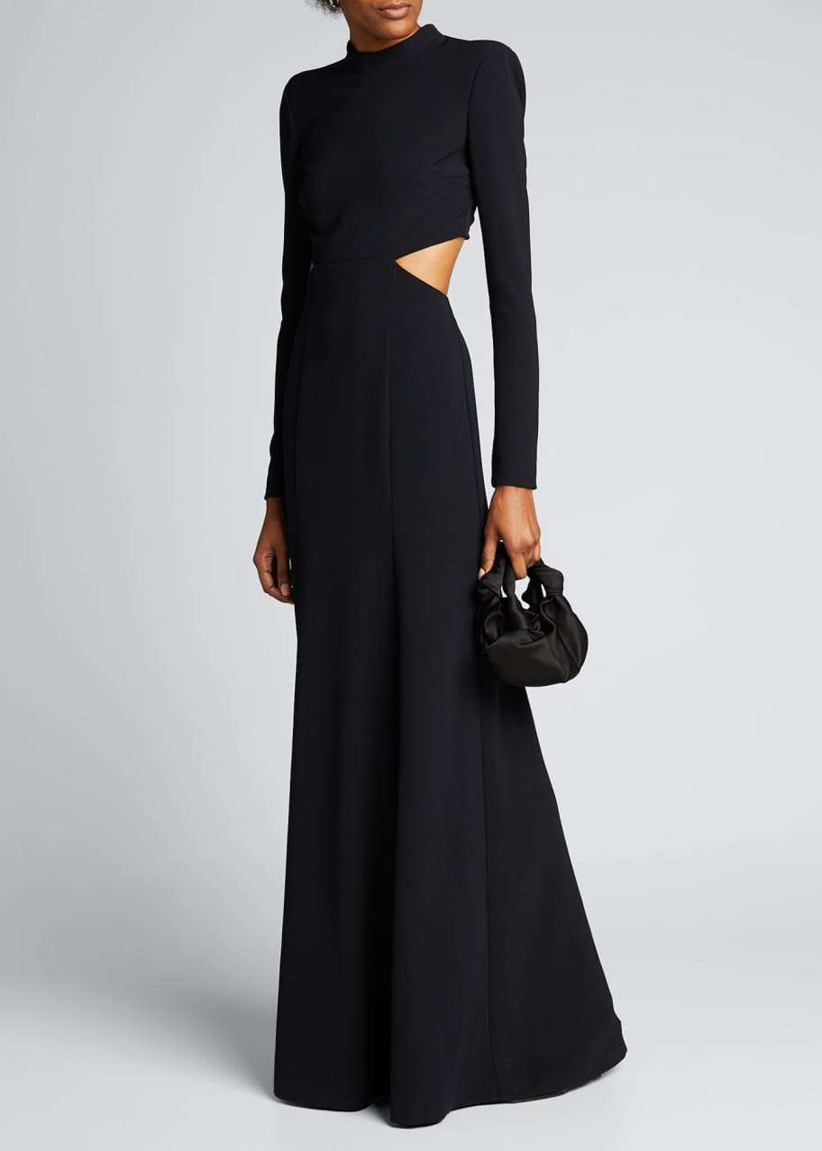 alc black cut out dress A.l.c. Women's Moira Cutout Halter Dress - Black