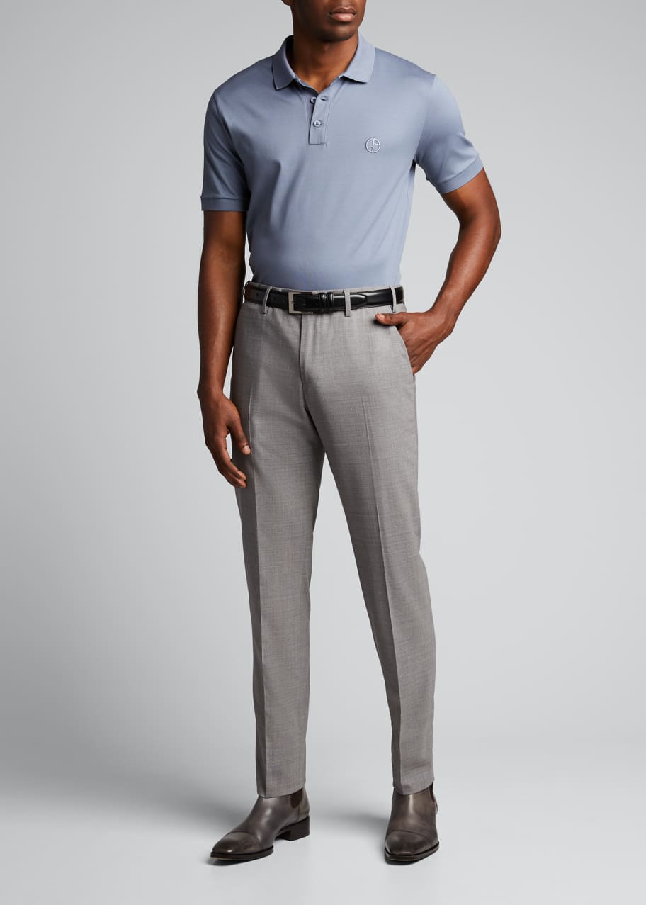 Image 1 of 1: Men's Micro-Pique Polo Shirt