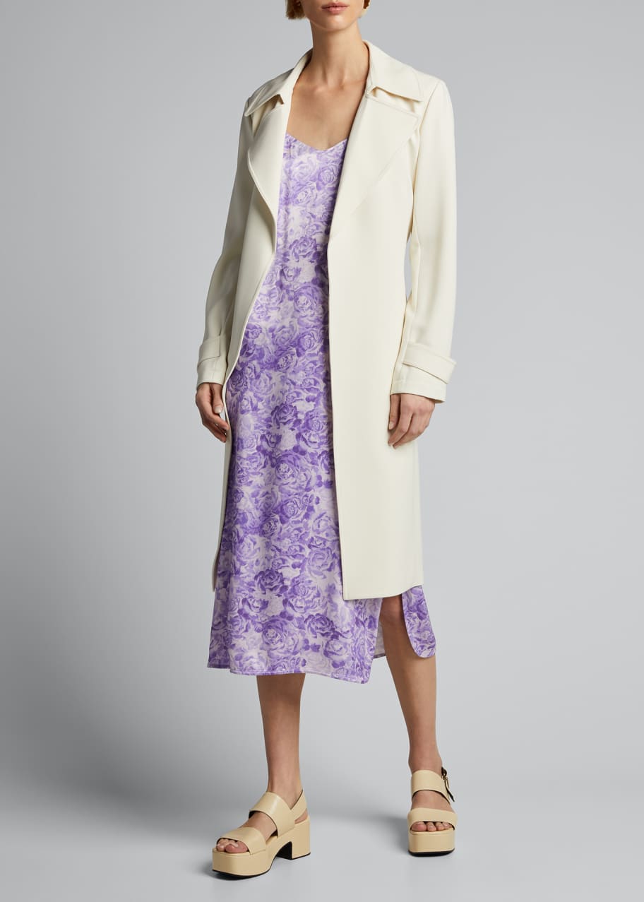 Ganni heavy online satin dress