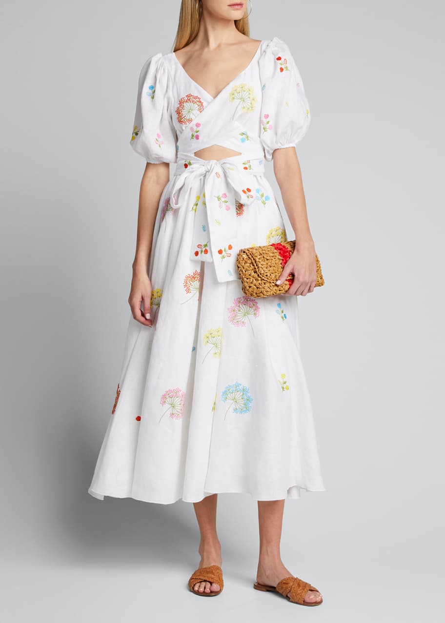 Gul Hurgel Long Dress With Cross Top Detail Bergdorf Goodman