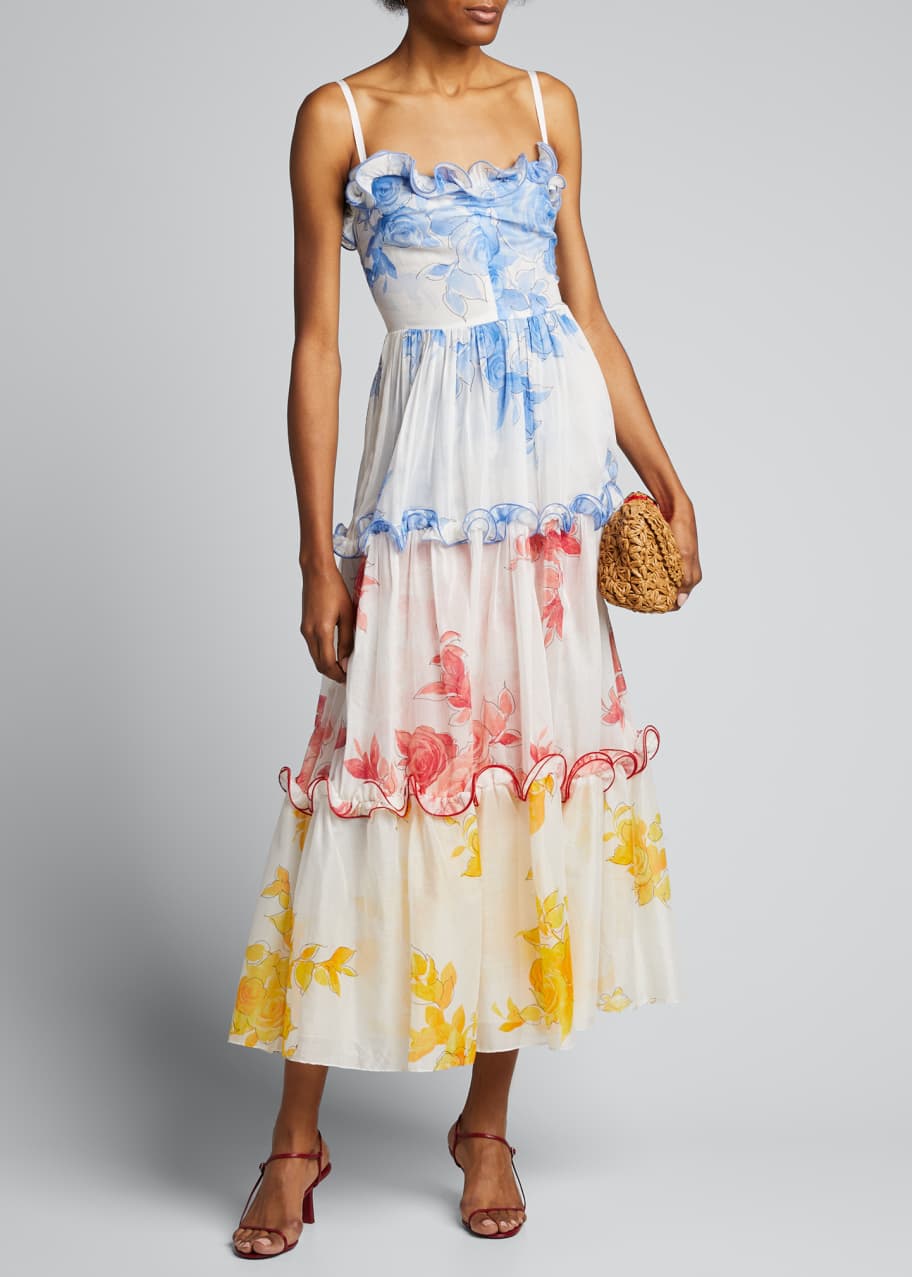 heavy satin bridesmaid dress Lela Rose | Textured Satin Seam Detail Scoop Neck Midi Dress