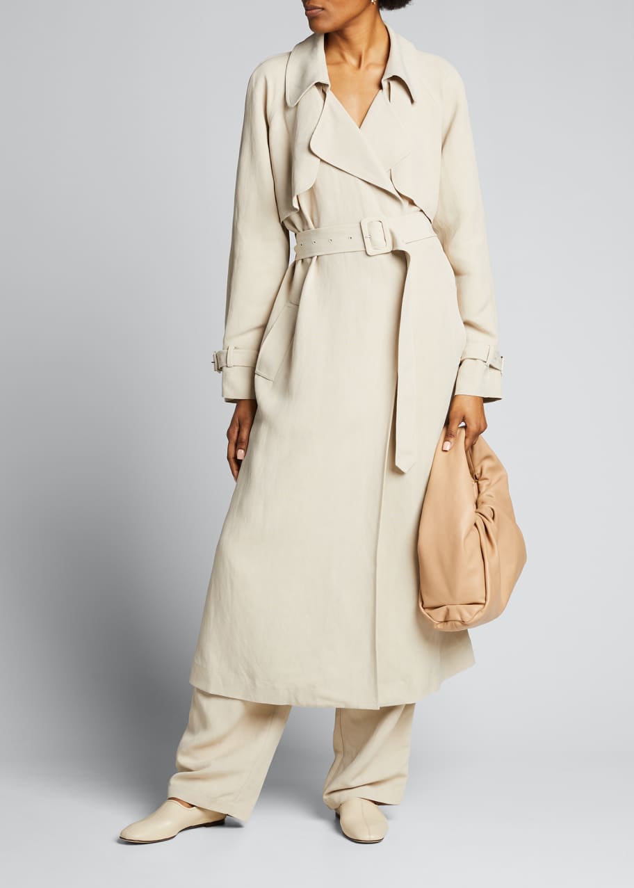 Image 1 of 1: Lightweight Belted Trench Coat