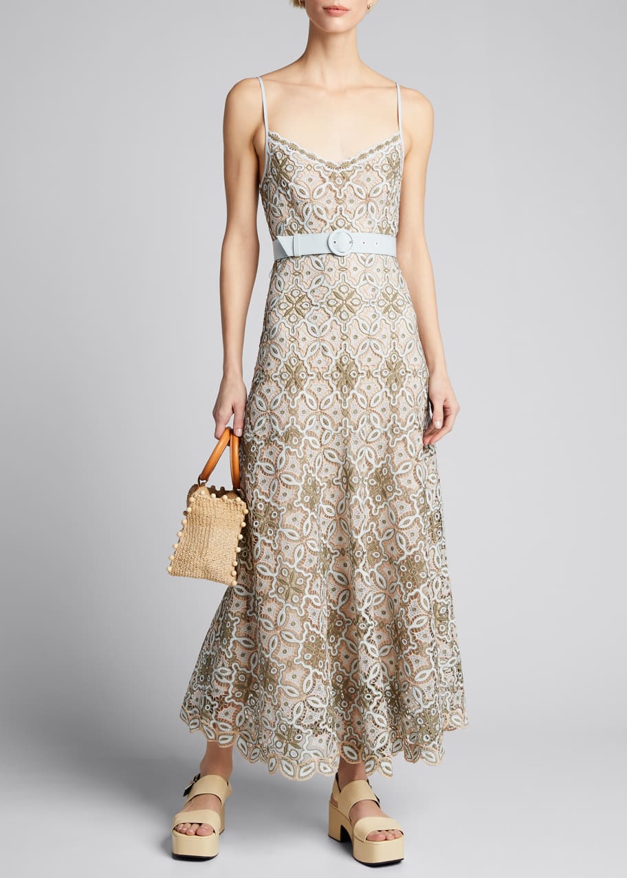 Guipure lace midi deals dress by jonathan simkhai
