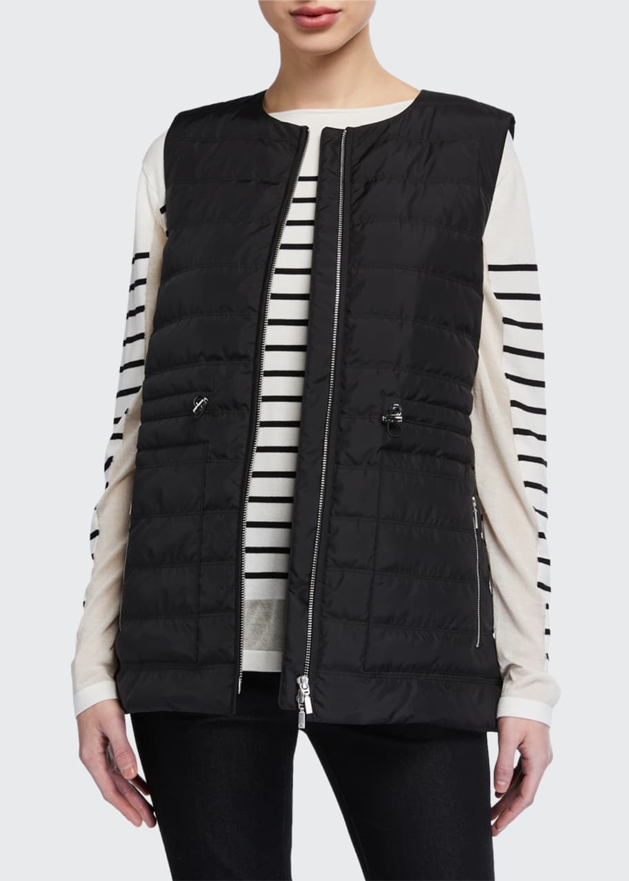 Dax Zip Front Quilted Alpine Vest
