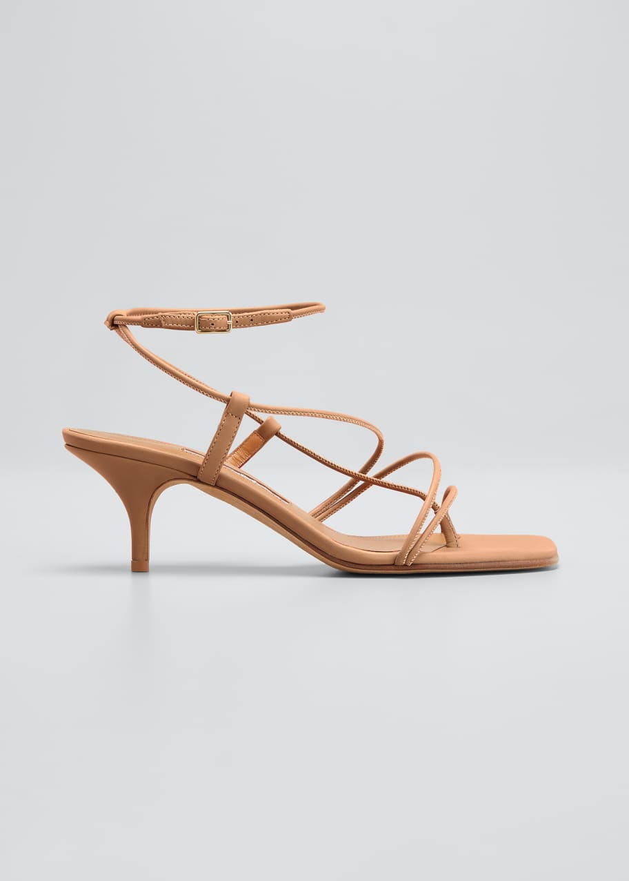 Image 1 of 1: 50mm Tobias Strappy Thong Sandals