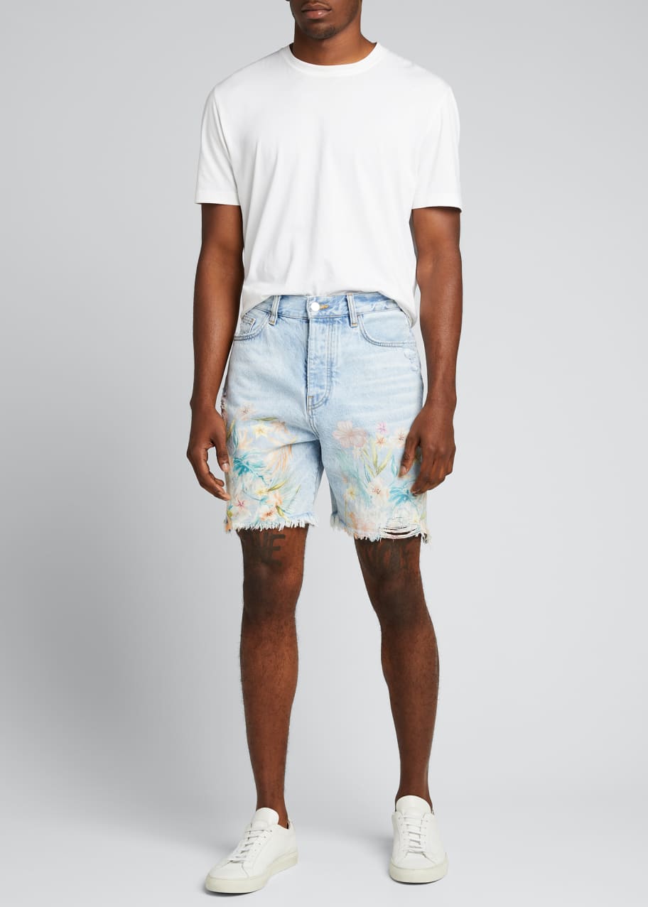 Amiri denim shorts 2025