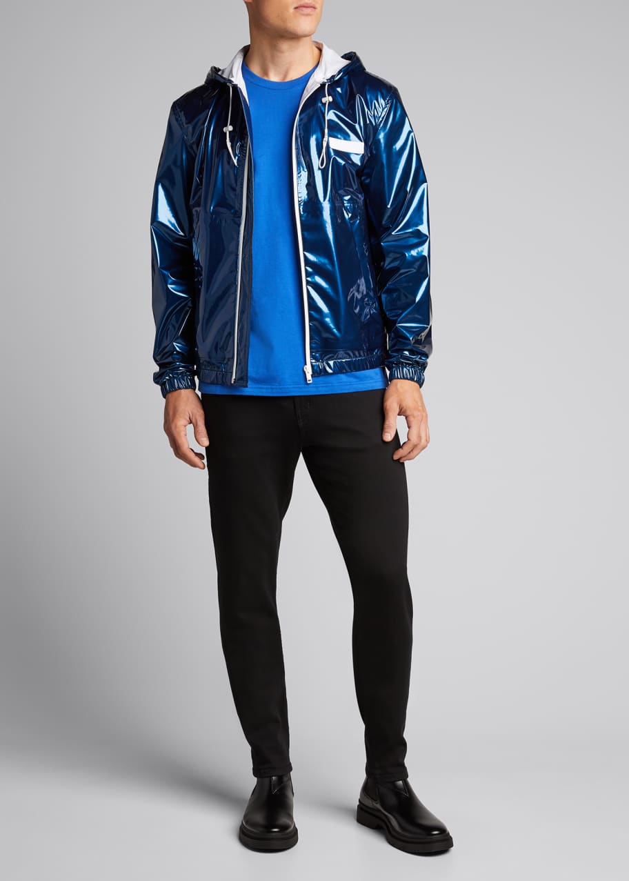 Givenchy Men s Iridescent Zip Front Wind Resistant Jacket Bergdorf Goodman