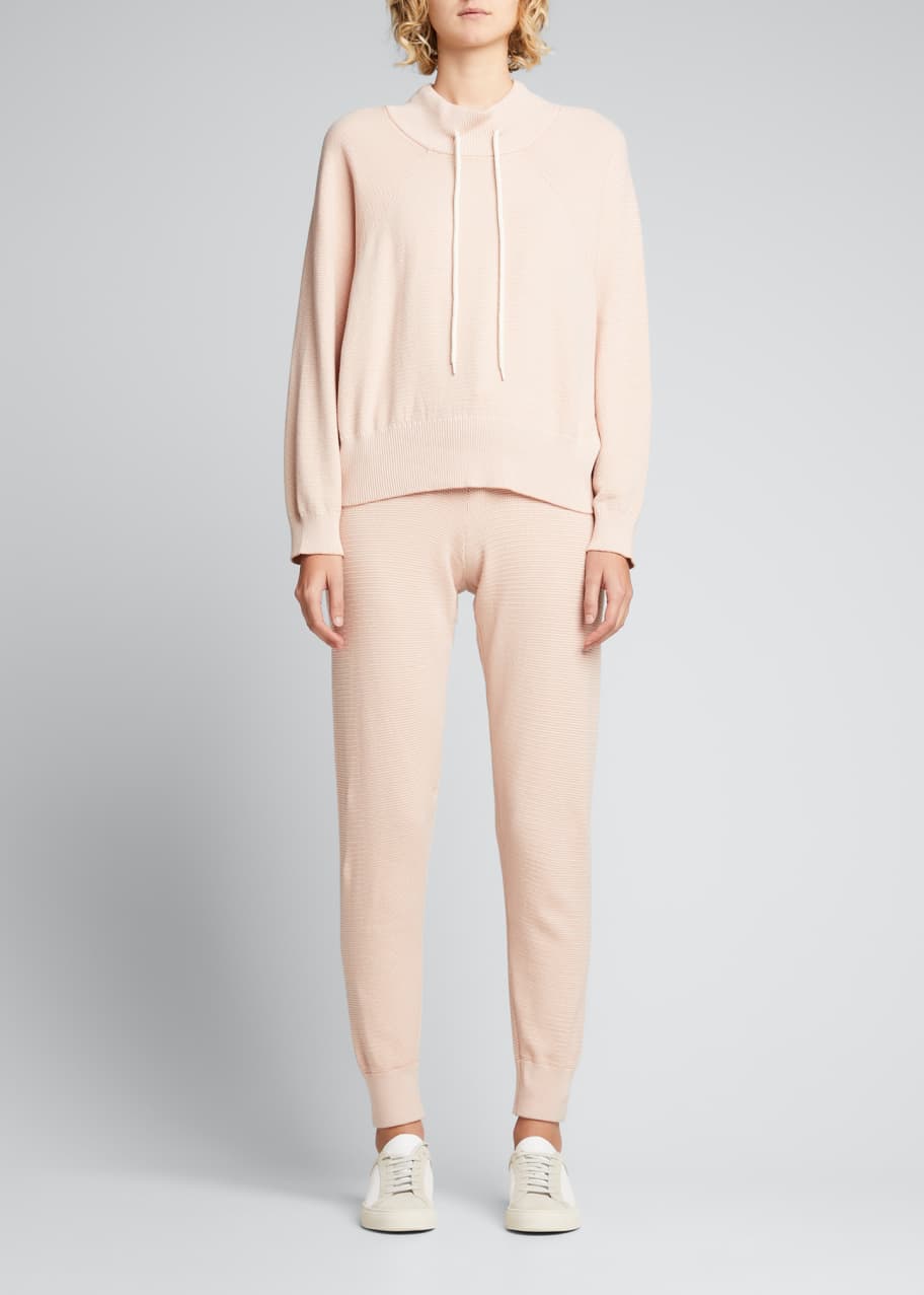 Varley Alice Pique Knit Sweatpants Bergdorf Goodman