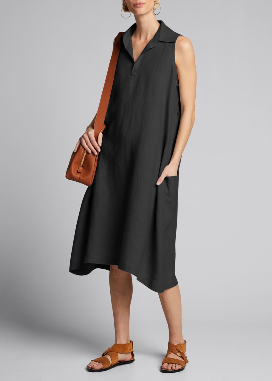 eskandar linen dress