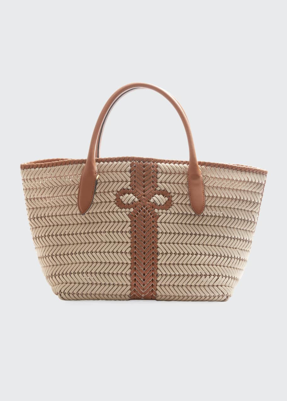 Image 1 of 1: The Neeson Woven Rope Tote Bag