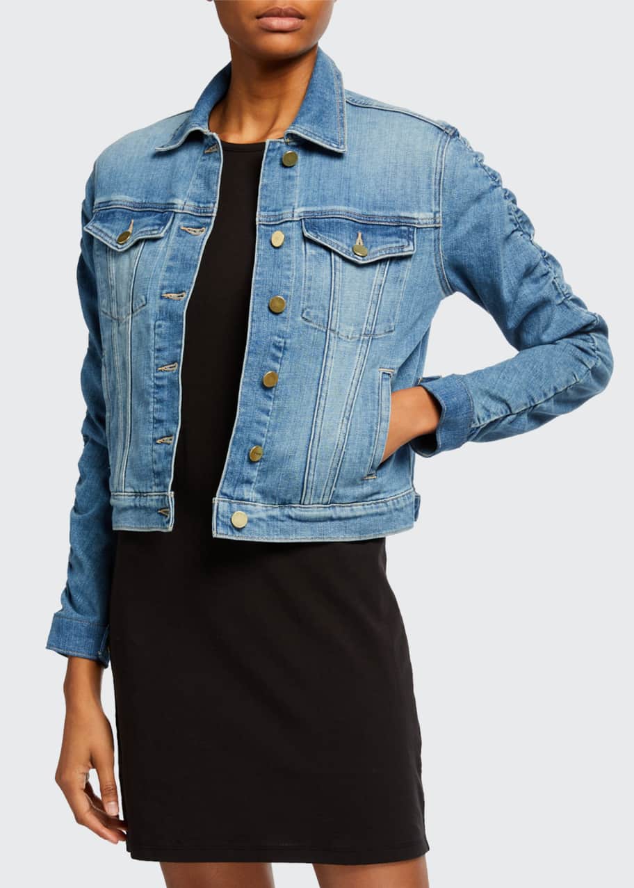Frame le vintage denim jacket sale