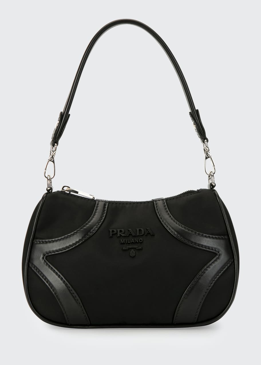 【１着でも送料無料】 Bowling Leather & Nylon Tessuto Prada Bag Goodman Bergdorf - バッグ