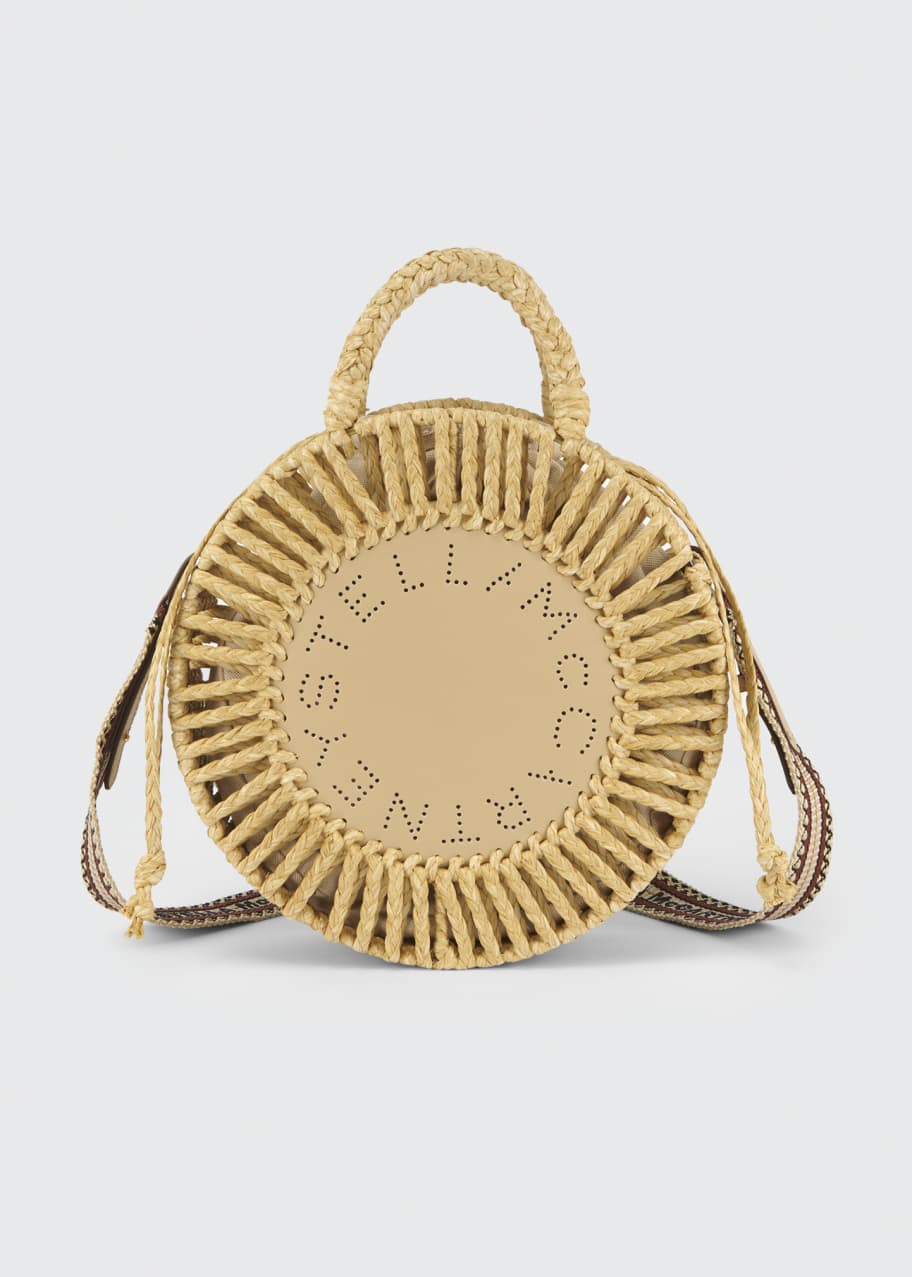 Stella mccartney raffia bag shop
