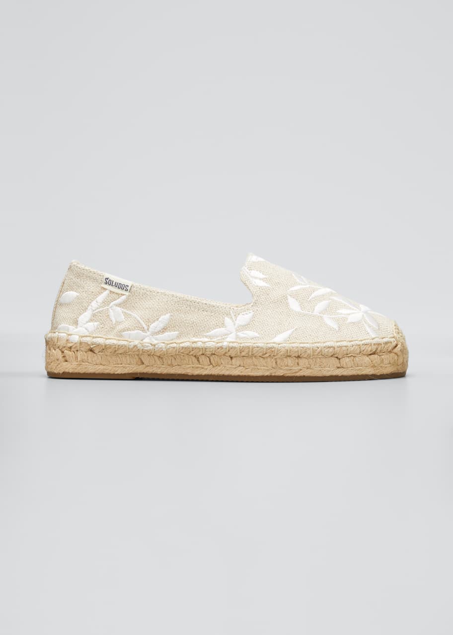 Image 1 of 1: Shiloh Floral Embroidered Espadrilles