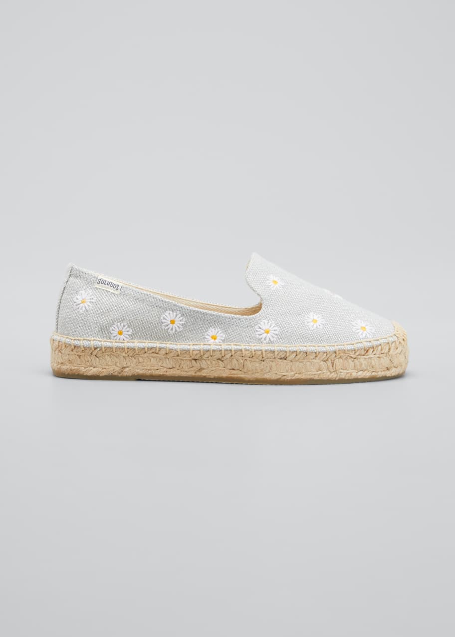soludos daisies embroidered espadrille